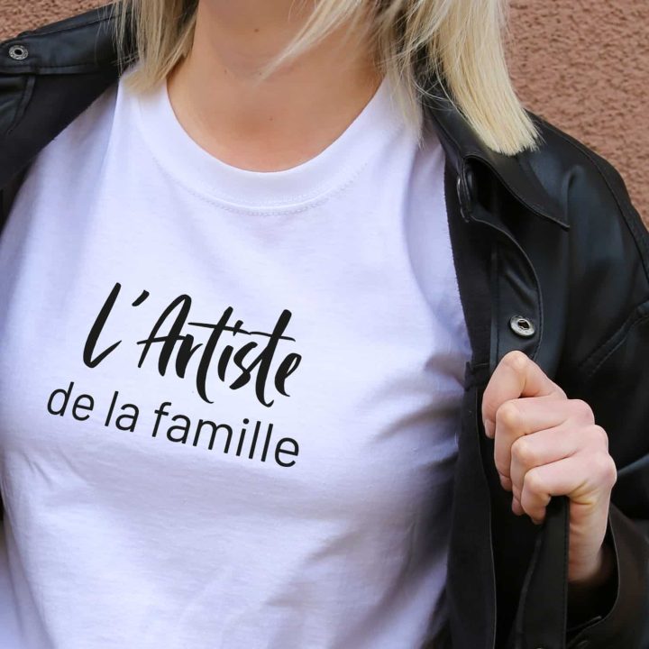 T-shirt L'Artiste de la famille femme