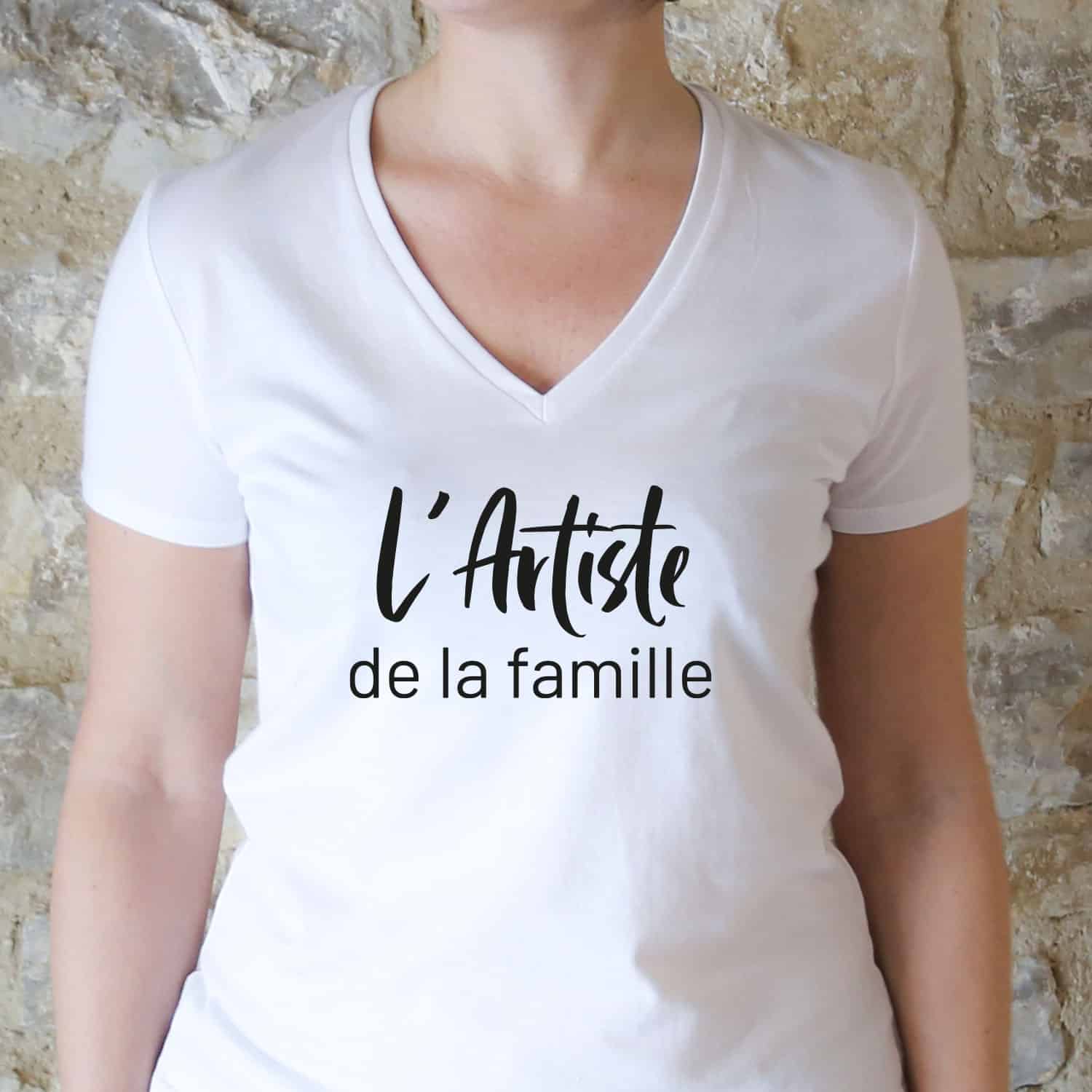 T-shirt L'Artiste de la famille femme