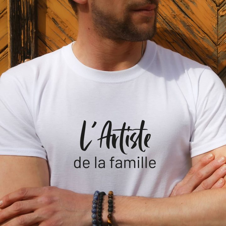 T-shirt Homme L'Artiste de la famille