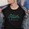 raler col rond noir emeraude