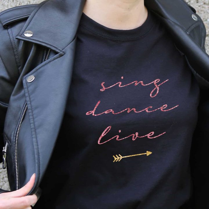 T-shirt Femme Sing Dance Live