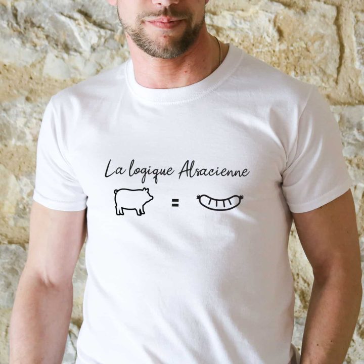 T-shirt Homme "La Logique Alsacienne"