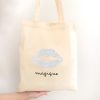 Totebag Bisou Magique pailleté Blanc