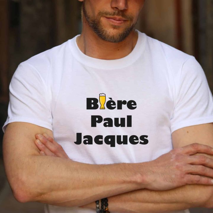 T-shirt Homme Bière Paul Jacques