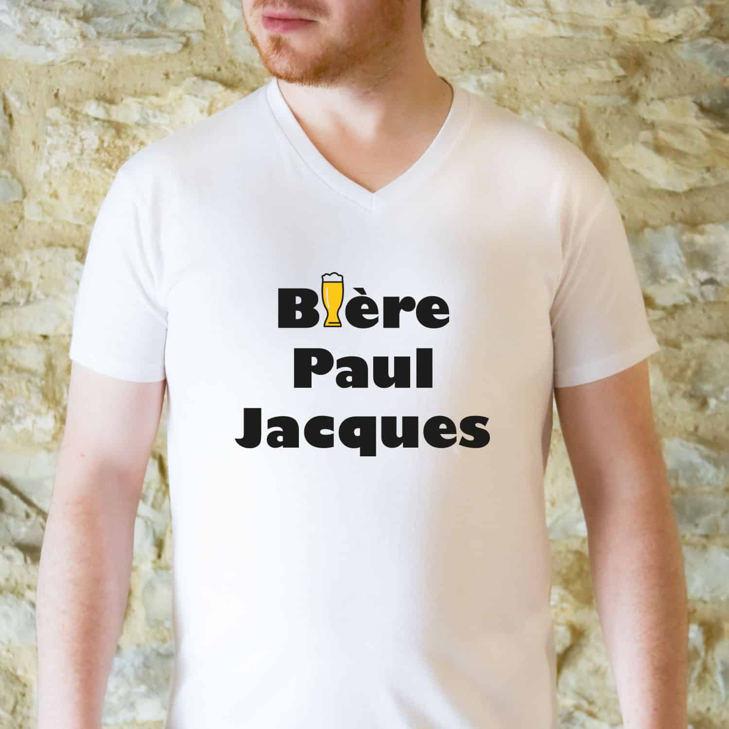 T-shirt Homme Bière Paul Jacques