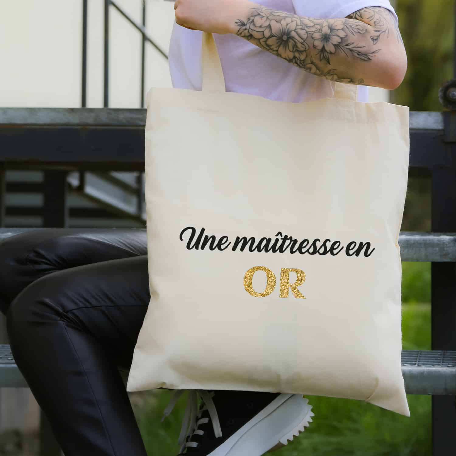 maitress en or totebag