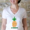 tshirt ananas col v