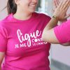 t shirt je me ligue contre le cancer