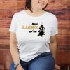 T-shirt Femme Aussi allumée qu'un sapin de Noël