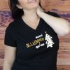 T-shirt Femme Aussi allumée qu'un sapin de Noël
