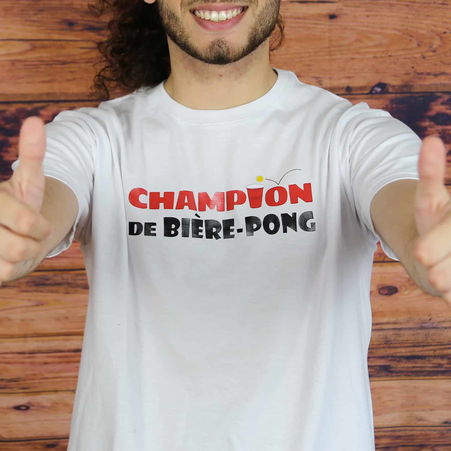 tee shirt homme humour | Cadeau imprimé en France | 100% coton, 185gr | on  signe tous