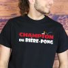 T-shirt Homme Champion de Biere pong