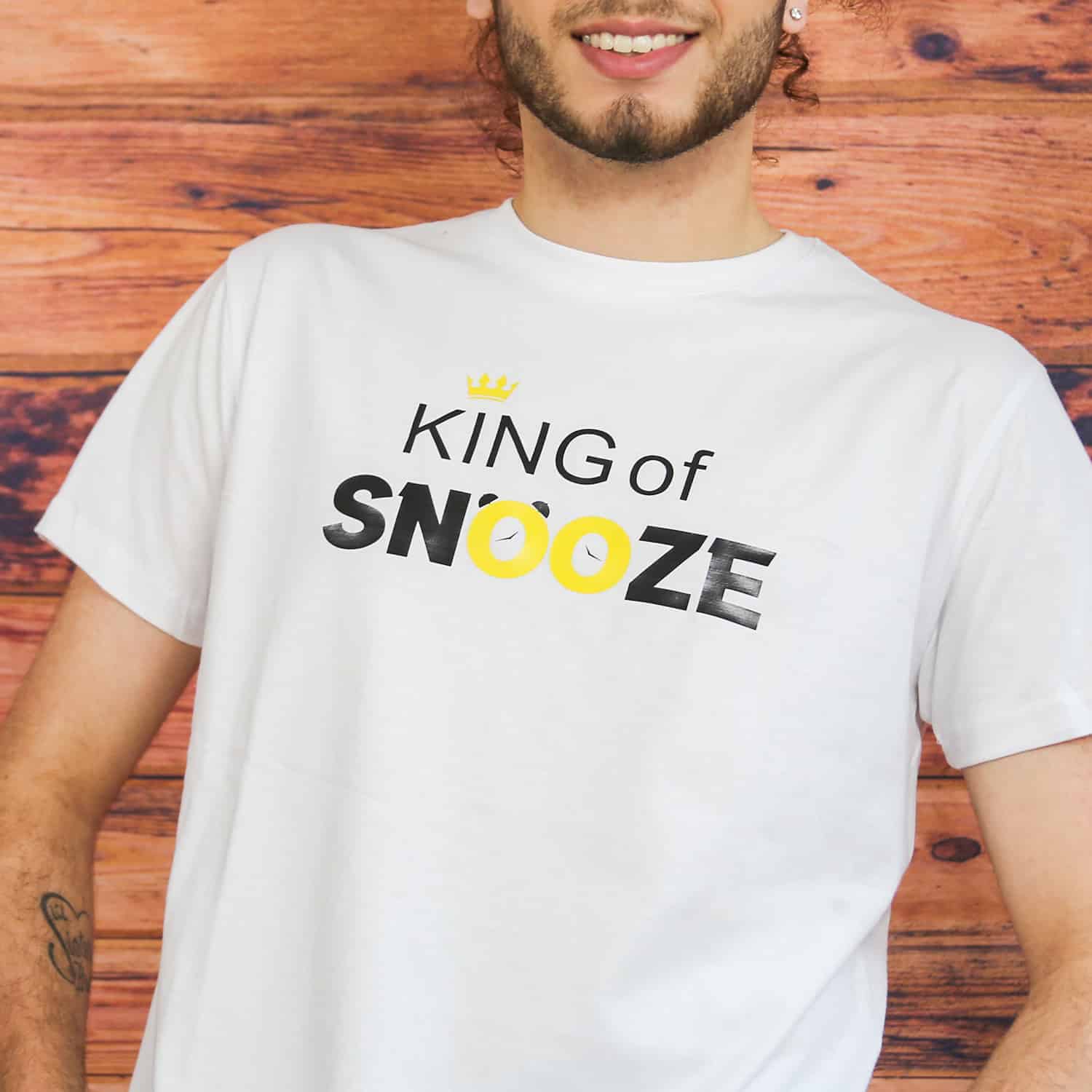 T-shirt Homme King of Snooze