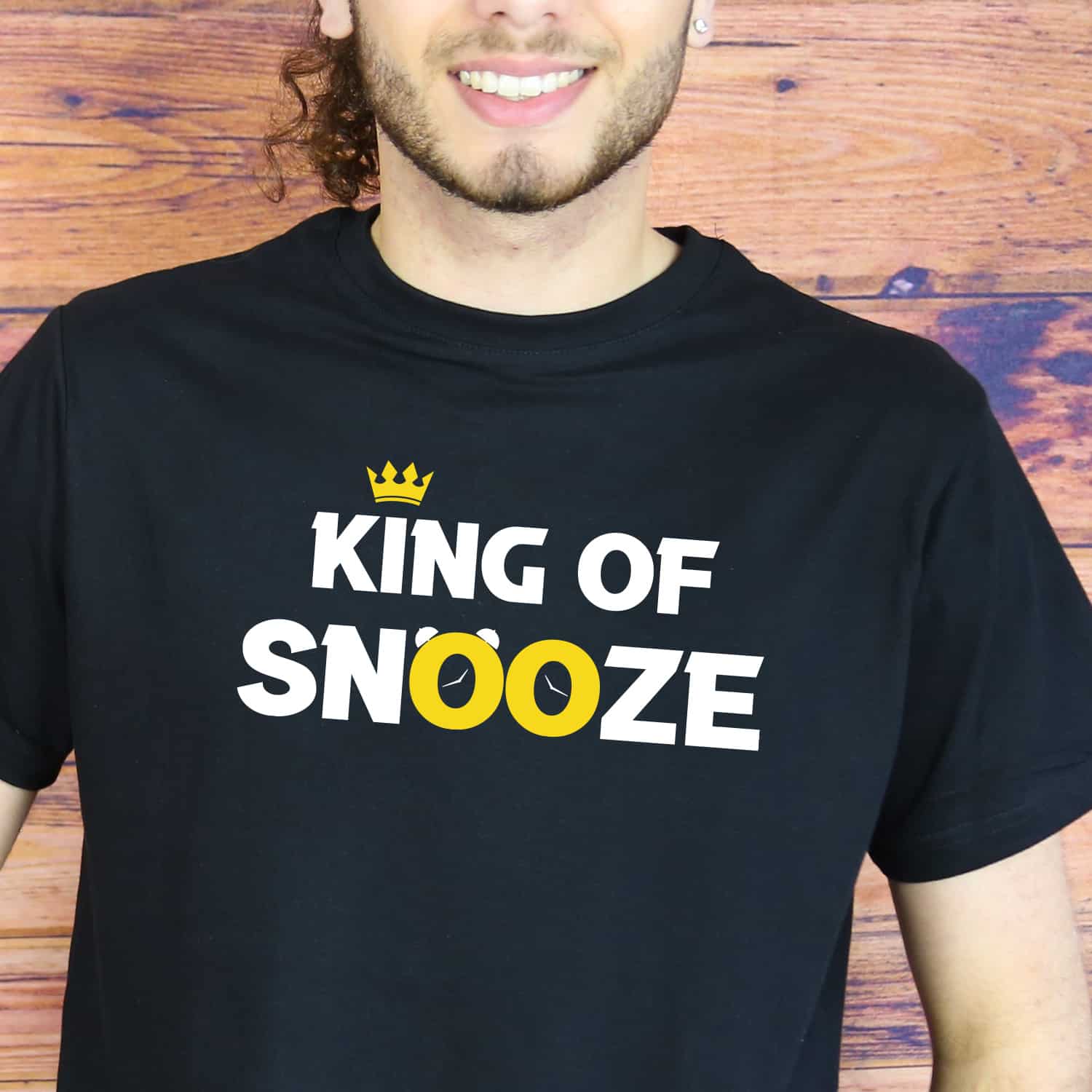 T-shirt Homme King of Snooze