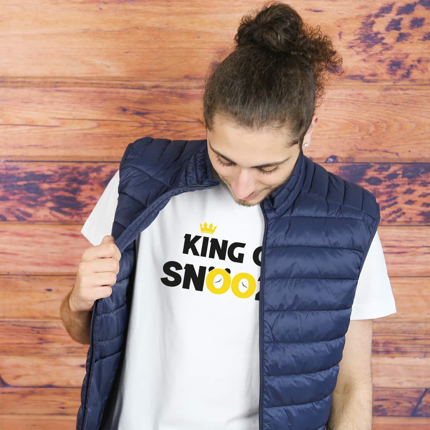 T-shirt Homme King of Snooze