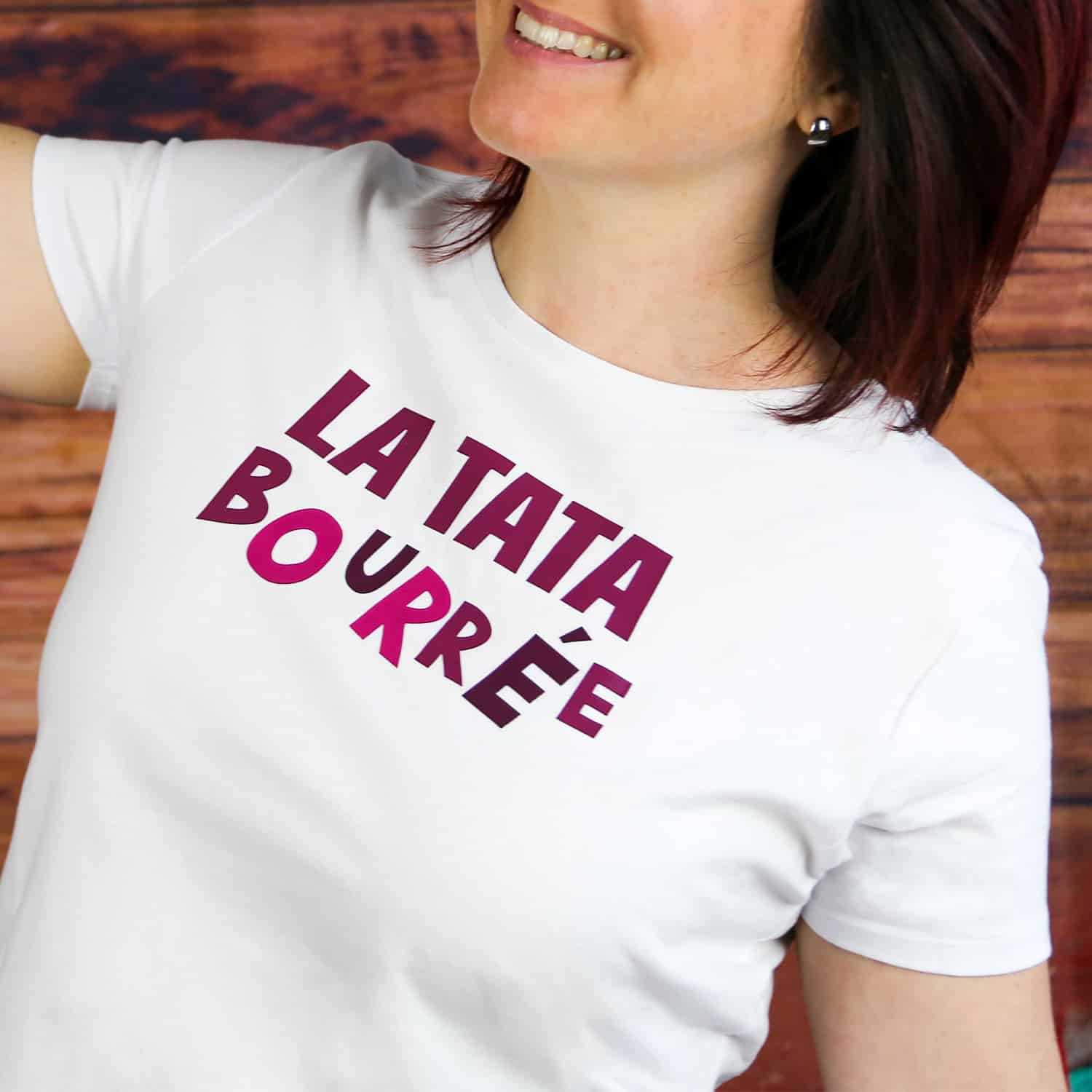 T-shirt Femme La Tata Bourrée