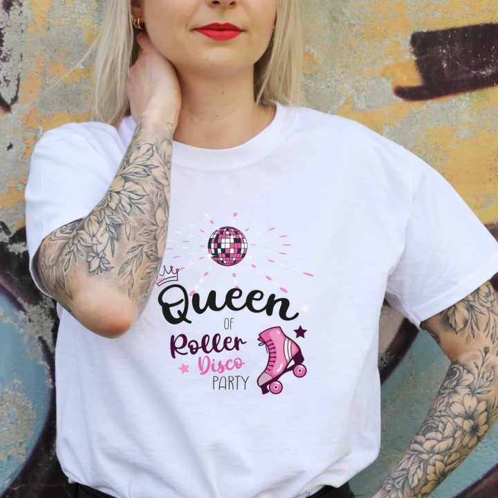 T-shirt femme Queen of Roller Disco Party