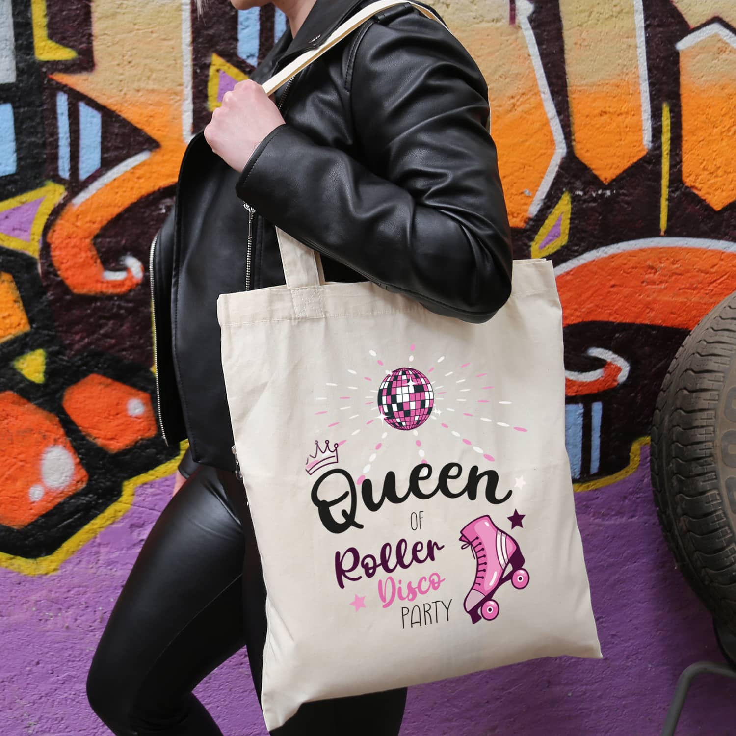 totebag Queen of-roller-party