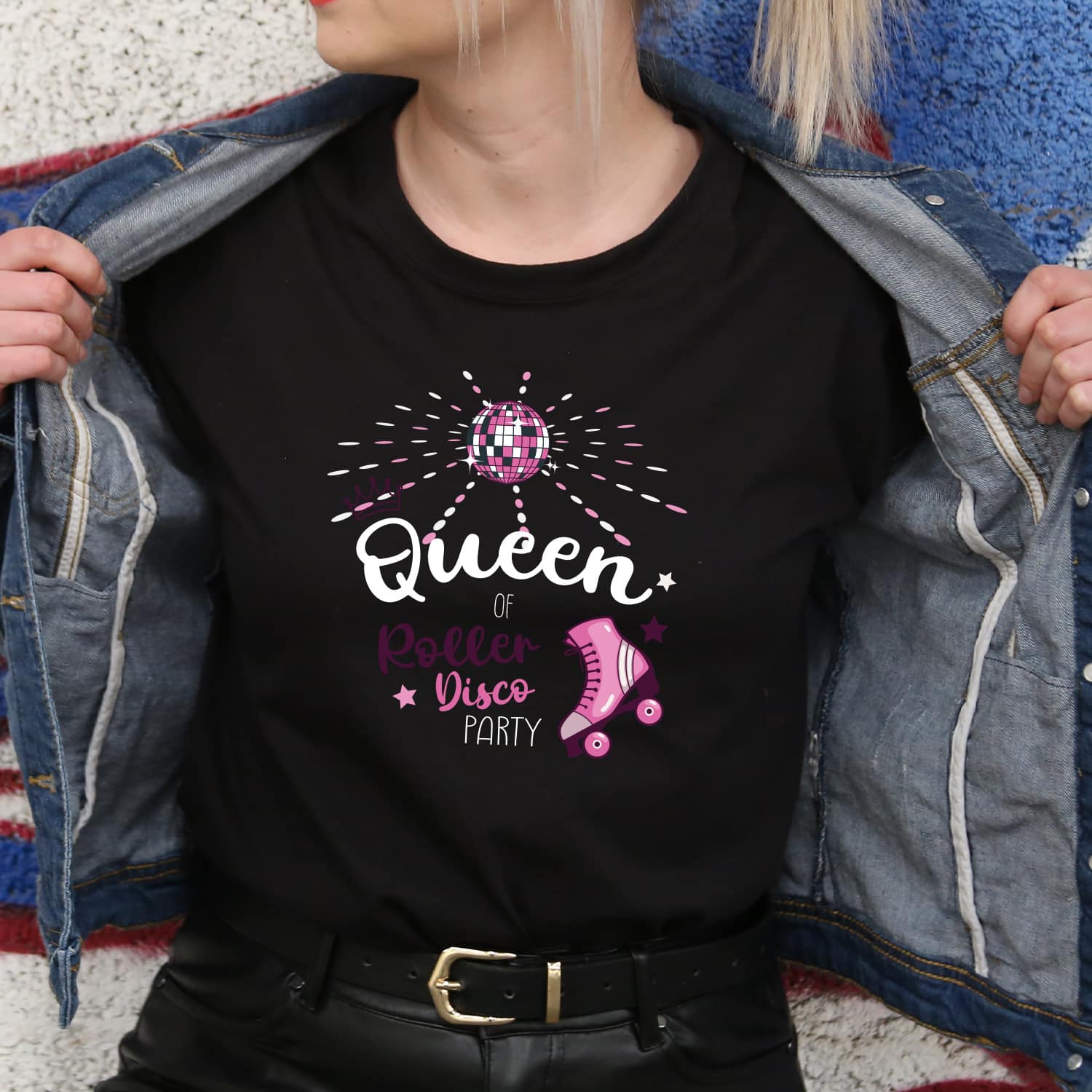 T-shirt femme Queen of Roller Disco Party