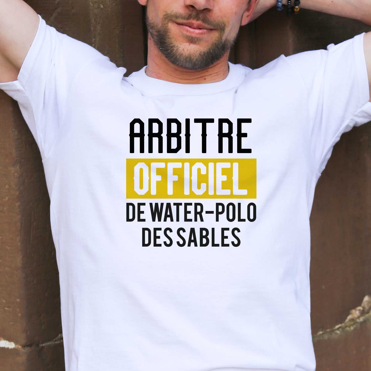 T-shirt Homme Arbitre Officiel Personnalisable