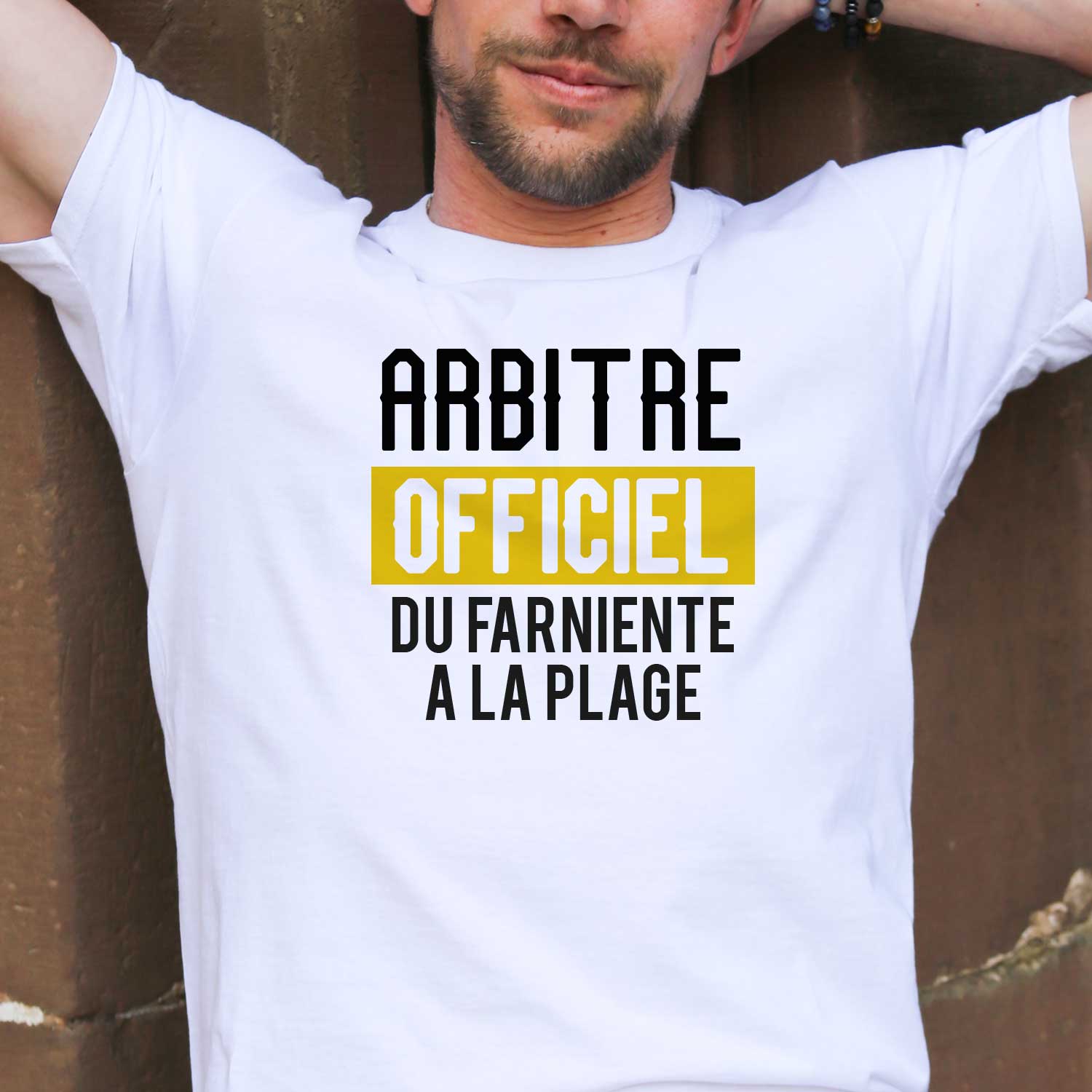 T-shirt Homme Arbitre Officiel Personnalisable