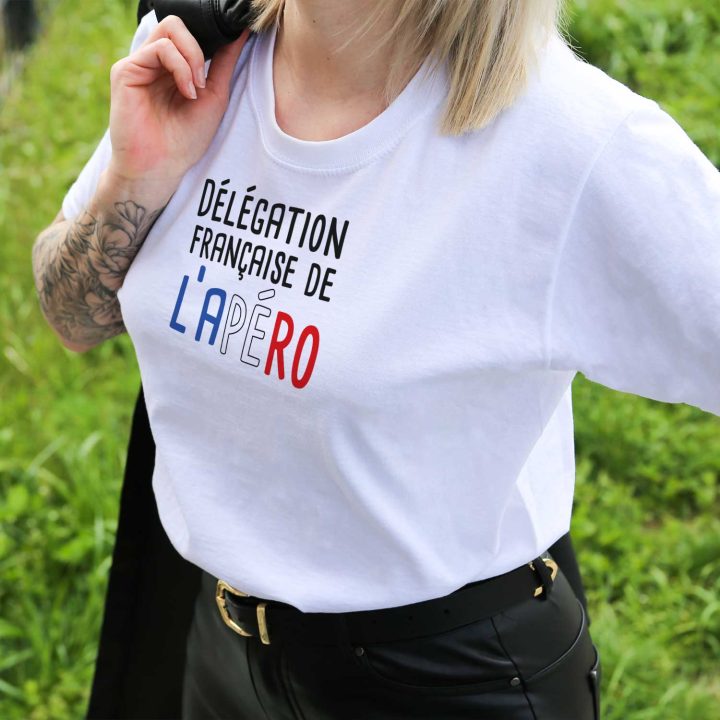 T-shirt femme Délégation Française de l'Apéro