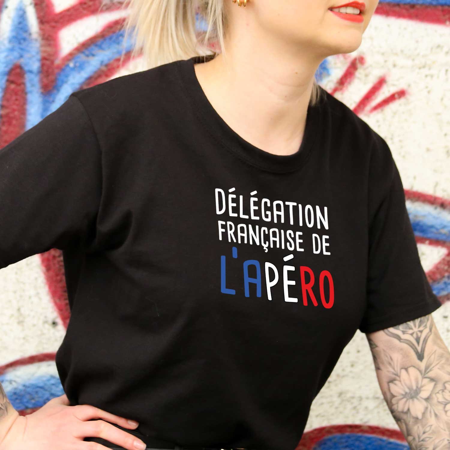 T-shirt femme Délégation Française de l'Apéro