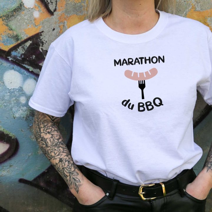 T-shirt femme Marathon du BBQ