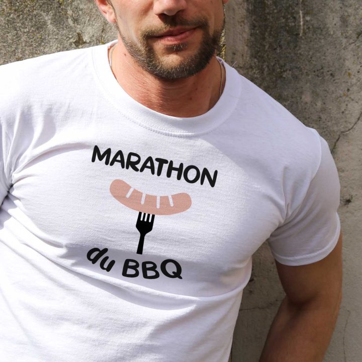 T-shirt Homme Marathon du BBQ