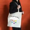 Totebag Une pluie de Bisous Arc-en-ciel